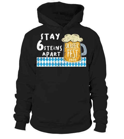 Oktoberfest 2020 Bavarian 6 Stein Apart Beer Octob Men's Hoodie