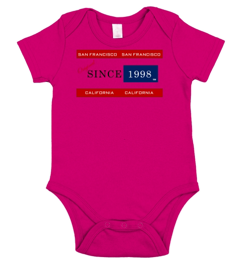 Original Since 1998 with initials Short Sleeve Baby One-Piece