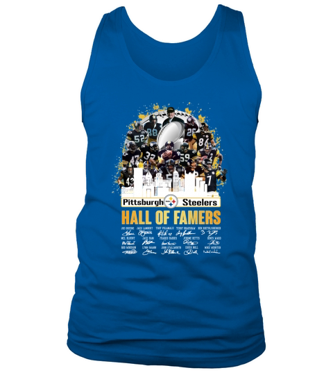 Pittsburgh Steeler hall of famers signatures Tank Top Unisex