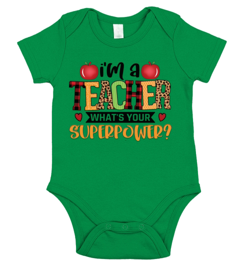 Teacher Sublimation - Teaching Lovers - Professor Short Sleeve Baby One-Piece