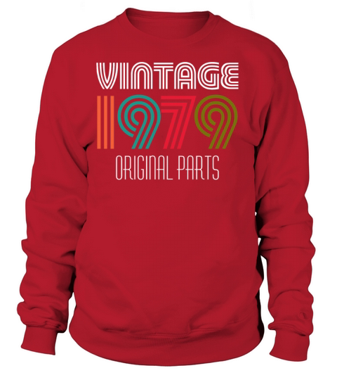Vintage birthday birthday 1979 idea 40 years Women's Sweatshirt