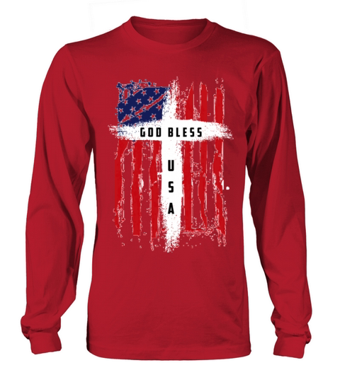 God Bless the USA Women's Long Sleeve