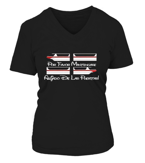 Monorail Por Favor V-neck T-Shirt Woman