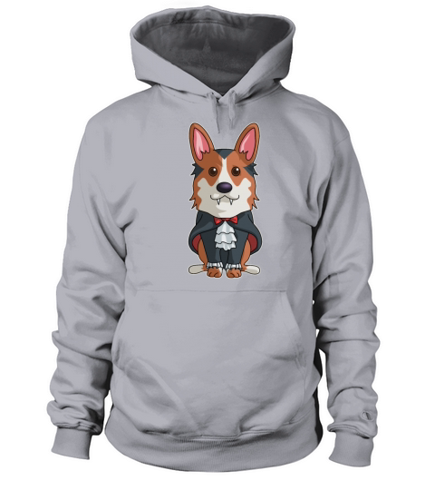 Cute Corgi Vampire Funny Vampire Halloween Gift Women's Hoodie