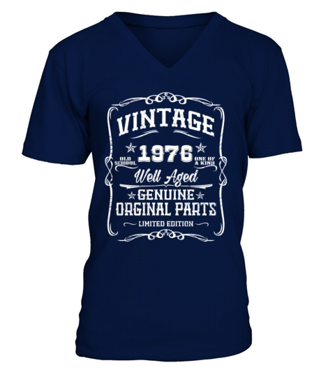 Vintage 1976 Men's V-Neck T-shirt
