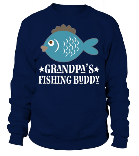 Grandpa Fishing Buddy Boys Women's Sweatshirt