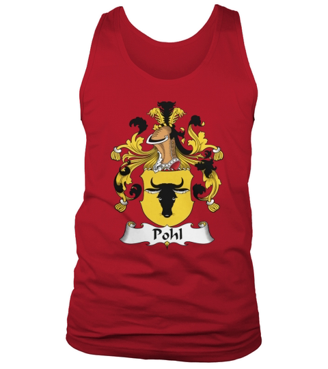 Pohl Family Crest German Family Crests Tank Top Unisex