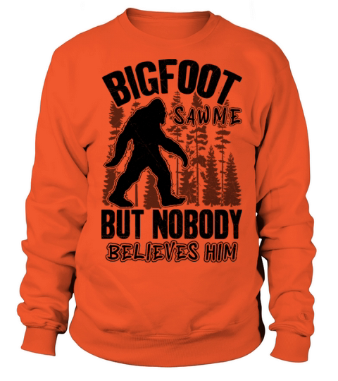 Bigfoot Saw Me But Nobody Believes Him Vintage Women's Sweatshirt