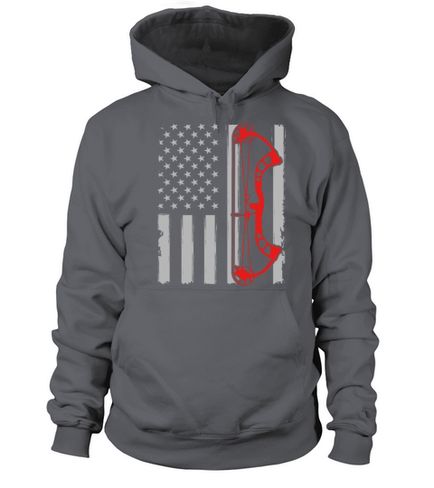Bow deer hunting American flag gift for Bow Women's Hoodie