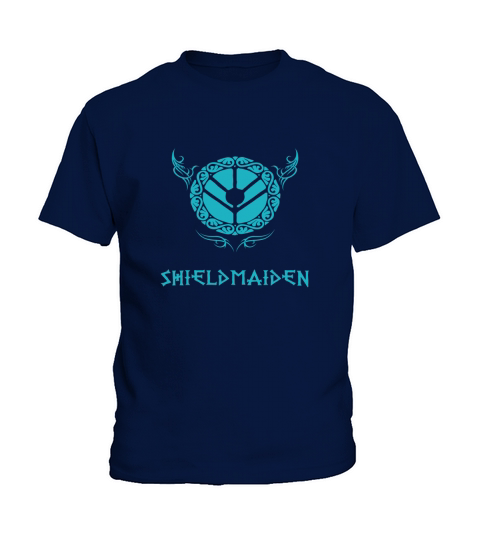Shieldmaiden Lagertha T-shirt Norse Viking Design Kids T-Shirt