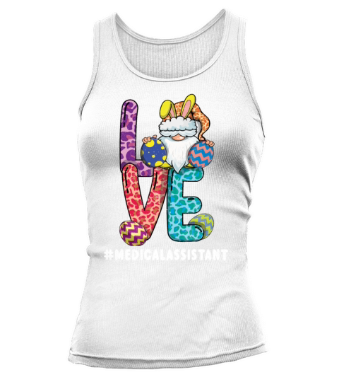 Medical Assistant Gnome Bunny Day Easter Sunday Tank top Woman