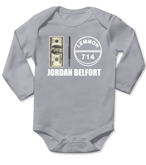 Jordan Belfort Long Sleeve Baby One-Piece