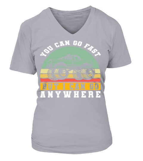 Retro Vintage You Can Go Fast But Women's V-Neck T-shirt