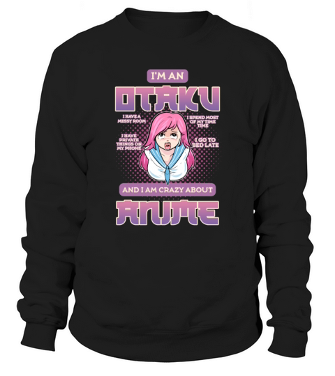Cute Anime Otaku Japanese Nerd Manga Lover Gift Men's Sweatshirt