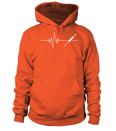 EKG Line With Syringe Women's Hoodie