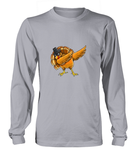 Dabbing Turkey Thanksgiving Women's Long Sleeve