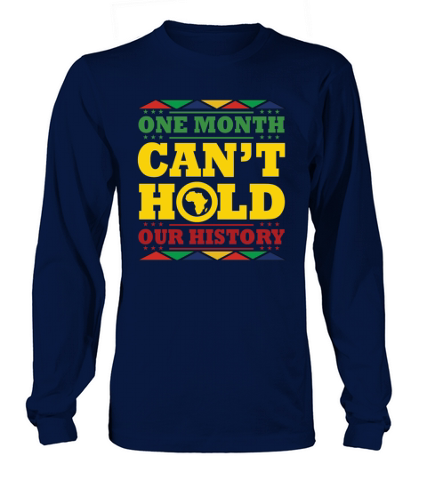 One Month Cant Hold Us - Dashiki Pride Men's Long Sleeve
