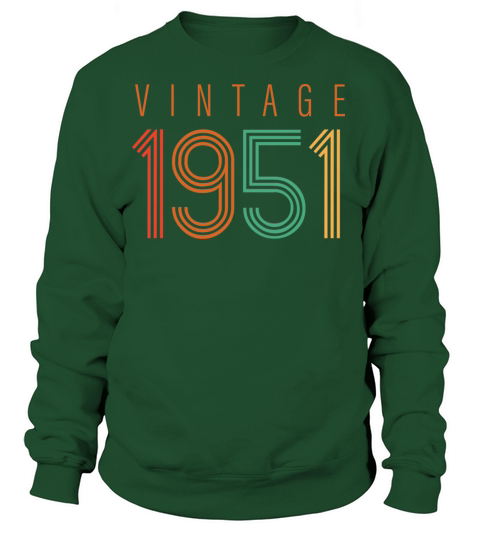 Vintage 1951 70th Birthday Est 1951 Women's Sweatshirt