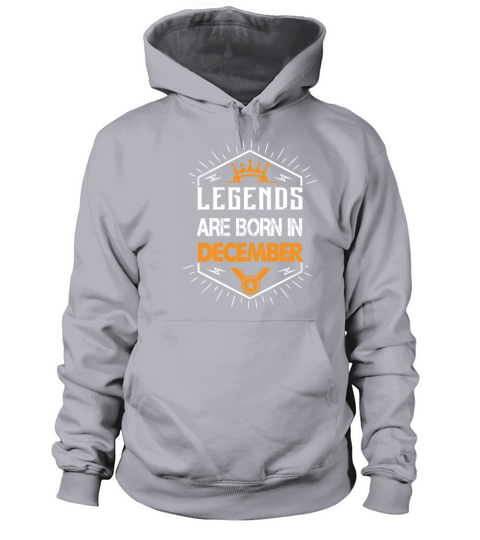Legends are born in December Women's Hoodie