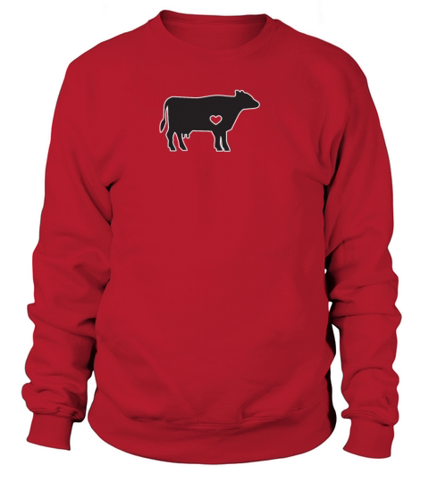 I Love Cows Cute Cattle Bovine Farmer Rancher Women's Sweatshirt