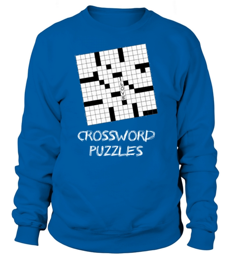 Crossword puzzles - I love Crossword puzzles Women's Sweatshirt