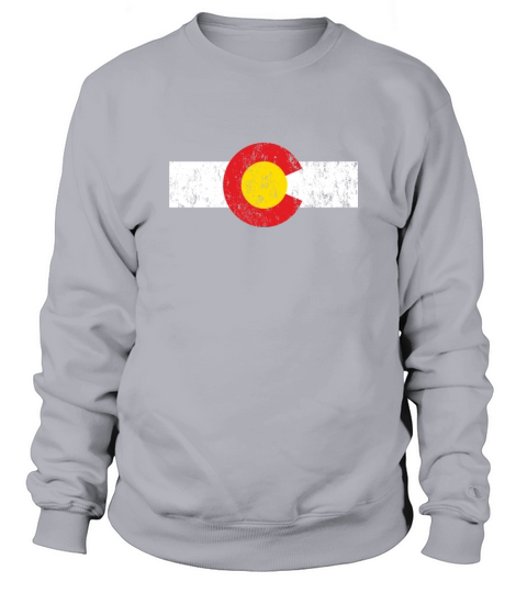 Vintage Colorado Flag - Mug Sweatshirt Unisex