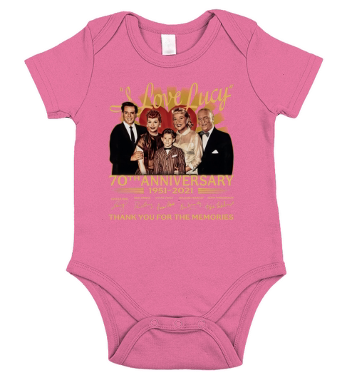 I LOVE LUCY Short Sleeve Baby One-Piece