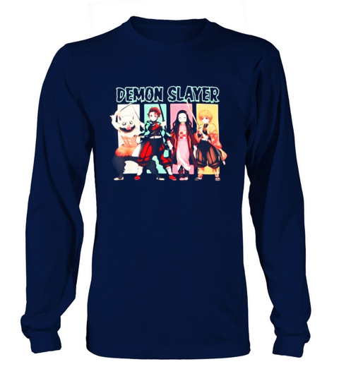 Slayer Demon Anime Art Men's Long Sleeve