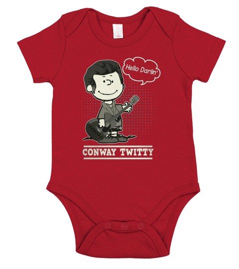 conway twitty Short Sleeve Baby One-Piece