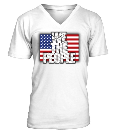 We The People Men's V-Neck T-shirt