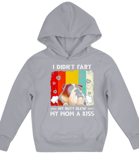 Bulldog I Didnt Fart My Bull Blew You A Kiss Vintage Kids Hoodie