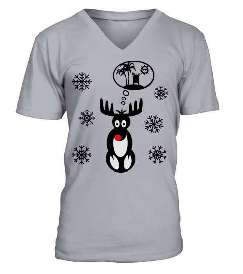 Rudolphs Christmas Dream Men's V-Neck T-shirt