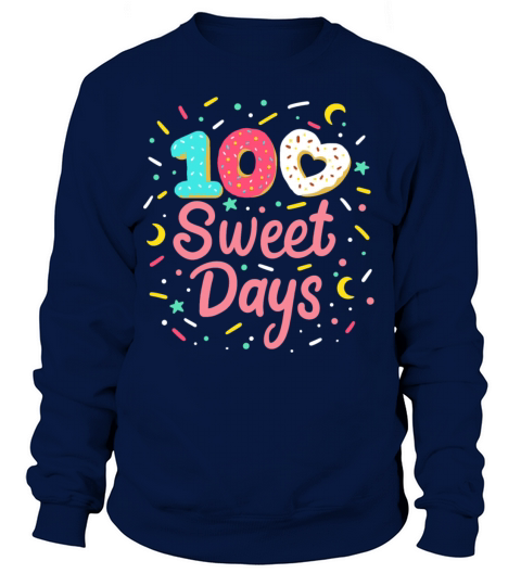 100 Days of School Donut Student Women's Sweatshirt