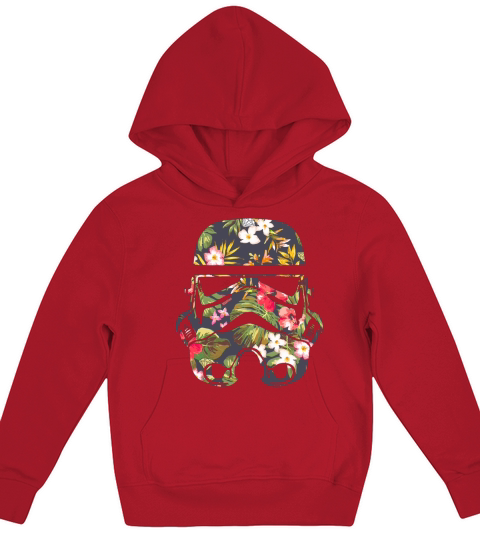 Tropical Stormtrooper Floral Print TShirt Kids Hoodie