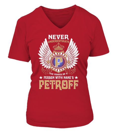 PETROFF NAME,PETROFF BIRTHDAY,PETROFF HOODIE,PETROFF TSHIRT FOR YOU V-neck T-Shirt Woman
