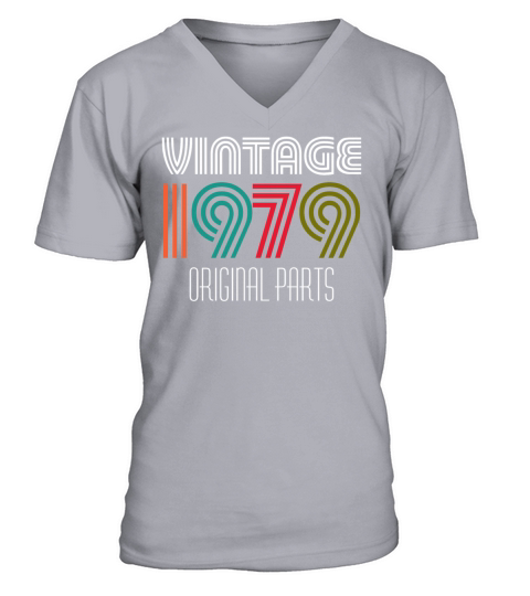 Vintage birthday birthday 1979 idea 40 years Men's V-Neck T-shirt