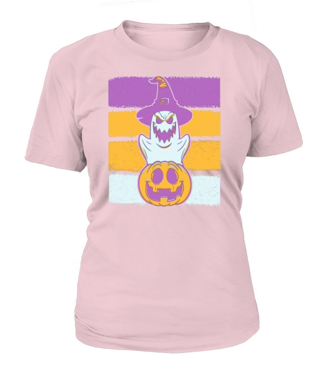 Halloween Ghost Pumpkin Funny skull Women's T-Shirt