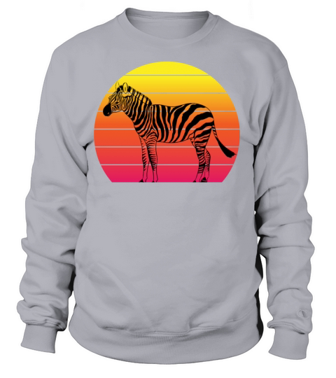 Zebra Animals Black And White Striped Coat Specie Women's Sweatshirt