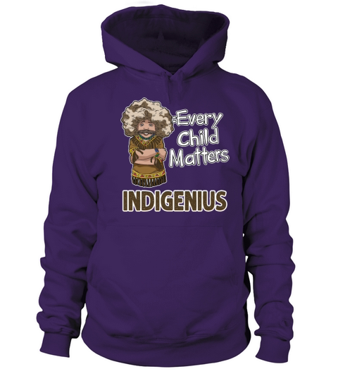 Indigenius Every Child Matters Clever Boy Wordplay Women's Hoodie