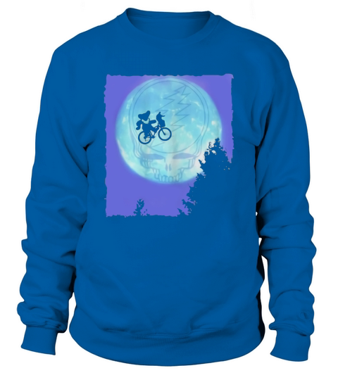 Bear Cycling The Moon Grateful Dead Sweatshirt Unisex