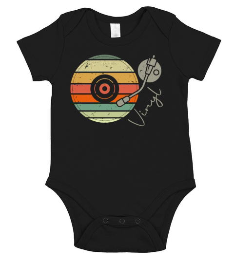 Vinyl Retro - LP Record Short Sleeve Baby One-Piece