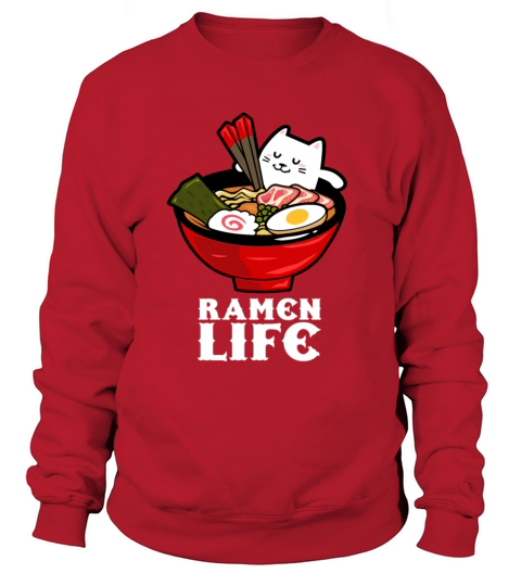 Ramen Life Cat Eat Women's Sweatshirt
