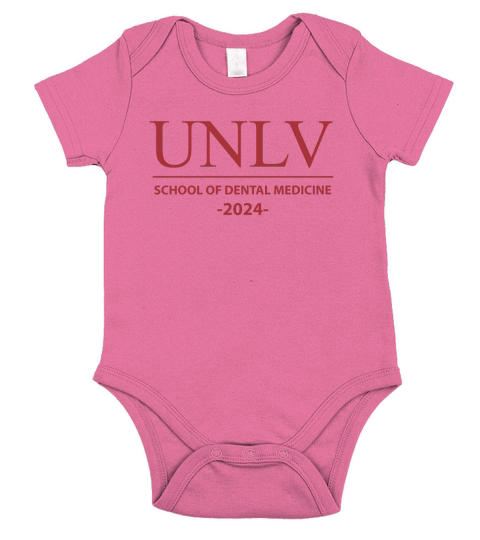 Unlv School Of Dental Medicine Class Of 2024 Short Sleeve Baby One-Piece