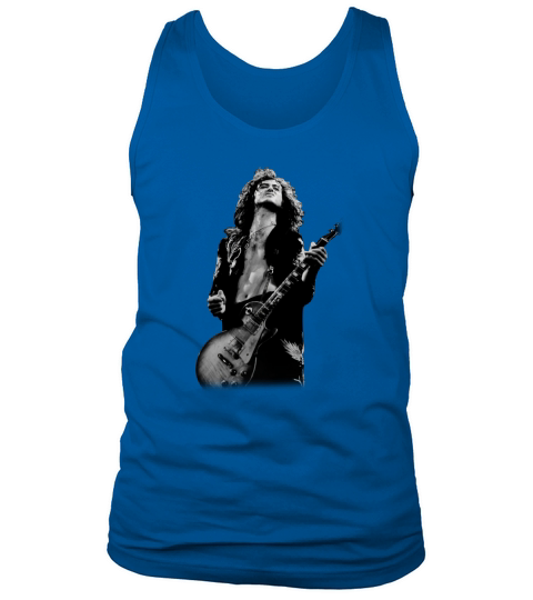 Jimmy Page play guitar shirt Tank Top Unisex