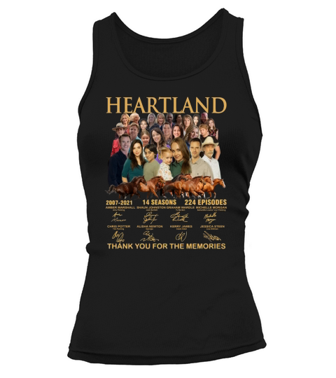 Heartland thank you for the memories signatures Tank top Woman