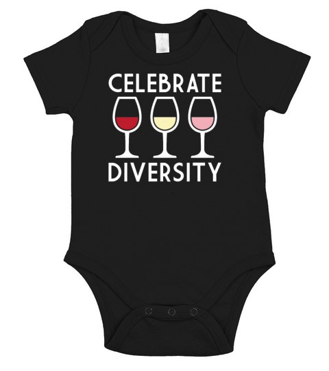 Celebrate diversity wines - wine tasting - wine Short Sleeve Baby One-Piece