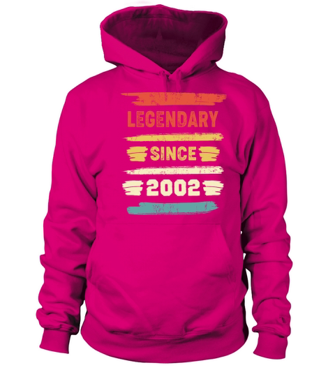 Retro Birthday Gift - Vintage Legendary Since 2002 Women's Hoodie