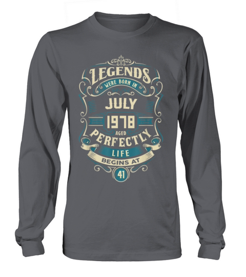 Retro Vintage July 1978 birthday Women's Long Sleeve