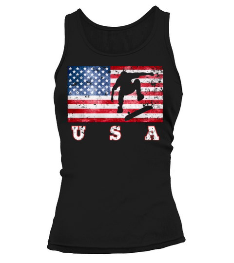 Skateboarding Shirt - Team USa Tank top Woman