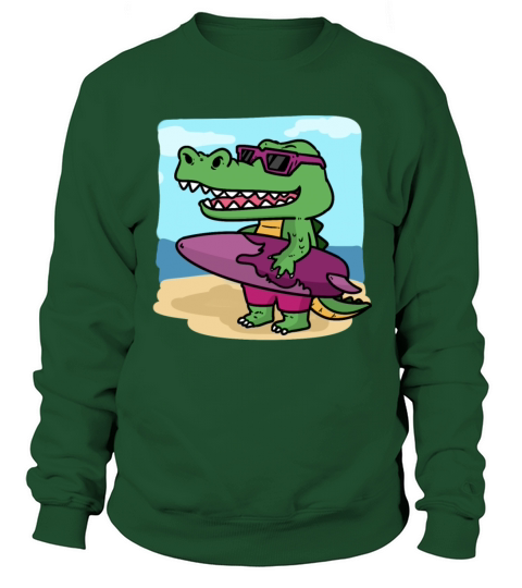 Its Crocodiles Surfing Time Women's Sweatshirt
